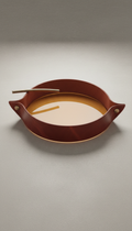 Amber Crescent Glass Tray – Limited Edition