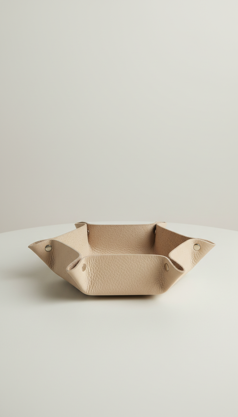 Folded Cream Catchall Tray – Limited Edition