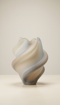 Frosted Spiral Glass Vessel – Limited Edition