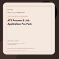 SL-P07 clean digital product cover for ATS Resume & Job Application Pro Pack, curated by Senti for Sentience Labs.