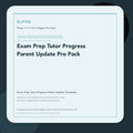 SL-P155 clean digital product cover for Exam Prep Tutor Progress Parent Update Pro Pack, curated by Senti for Sentience Labs.