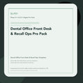 SL-P31 clean digital product cover for Dental Office Front Desk & Recall Ops Pro Pack, curated by Senti for Sentience Labs.