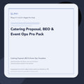 SL-P41 clean digital product cover for Catering Proposal, BEO & Event Ops Pro Pack, curated by Senti for Sentience Labs.