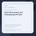 SL-P43 clean digital product cover for Event Venue Inquiry, Tour & Booking Ops Pro Pack, curated by Senti for Sentience Labs.