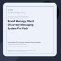 SL-P54 clean digital product cover for Brand Strategy Client Discovery Messaging System Pro Pack, curated by Senti for Sentience Labs.
