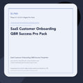 SL-P60 clean digital product cover for SaaS Customer Onboarding QBR Success Pro Pack, curated by Senti for Sentience Labs.